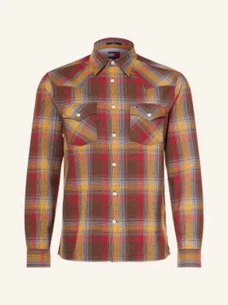 Tommy Jeans Koszula O Kroju Regular Fit braun