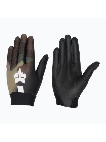 Rękawiczki rowerowe Fox Racing Flexair GM green camo czarne