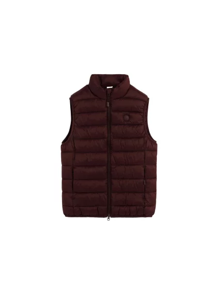 Scalpers Vestă New Gstaad burgundy roșu