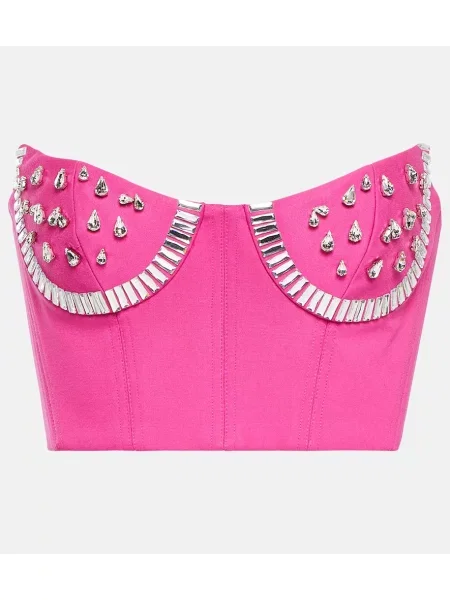 Top Area z kryształkami różowy
