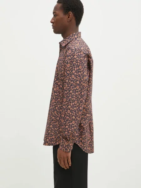 Paul Smith koszula slim z kołnierzykiem klasycznym granatowy