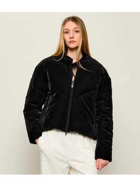 Bomber dzseki | Cropped Fit fekete