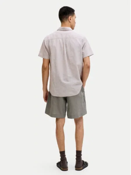 Jack & Jones Szövet rövidnadrág Lawrence Sötétzöld Wide Leg