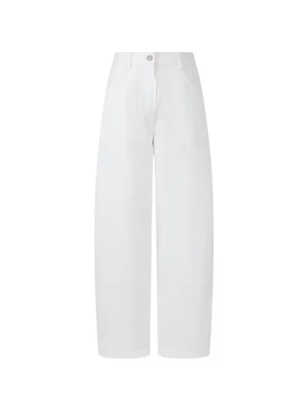 Pantaloni Tomboy alb