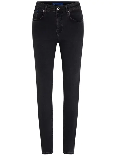 Blugi skinny Karl Lagerfeld Jeans cu 5 buzunare skinny fit negru