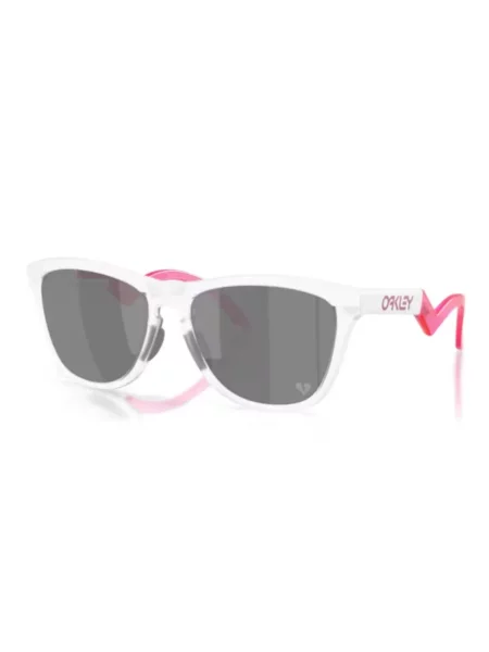 Ochelari de soare Oakley cu imprimeu geometric alb