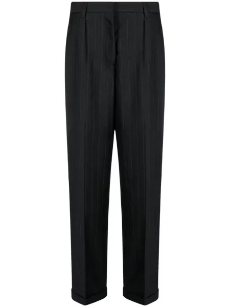 Pantaloni Miu Miu cu dungi negru