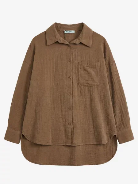My fashion Tričko hnědá