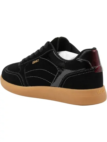 Liu Jo Sneakers Connor 01 | piele întoarsă negru