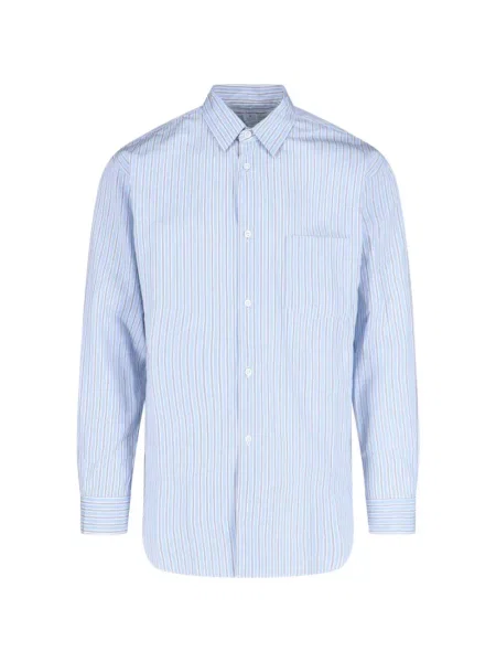 Prugasta košulja Comme Des Garçons Shirt plava
