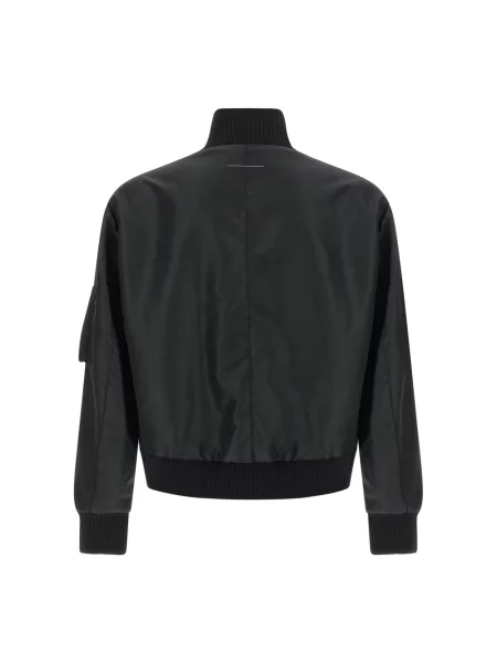 Kurtka bomber Mm6 Maison Margiela czarny