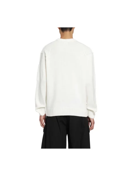 Lniany sweter C.p. Company biały