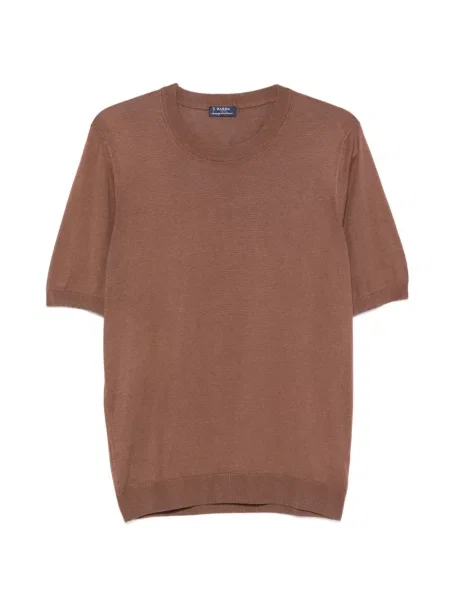 Tricou Barba tricotate maro
