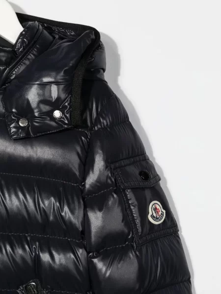 Kurtka puchowa dziecięca Moncler Enfant niebieska