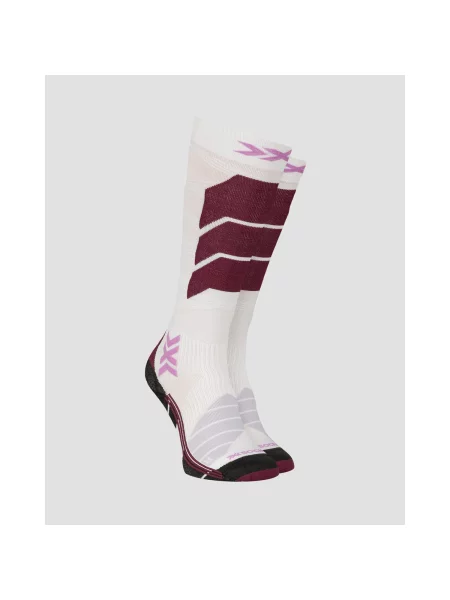 Lyžařské ponožky X-Socks Ski Expert Otc x white/lavender bílé