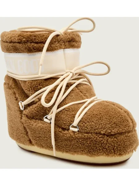 Női Moon Boot Icon Low Fleece hócsizma camel hócsizma. Méret: EU bézs