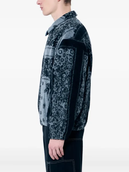 Geacă Nòmarythm Textile din fleece albastru
