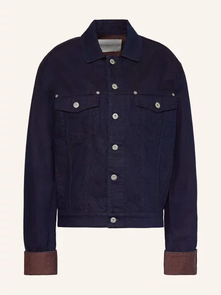 Jw Anderson Džínová Bunda blue/red červená