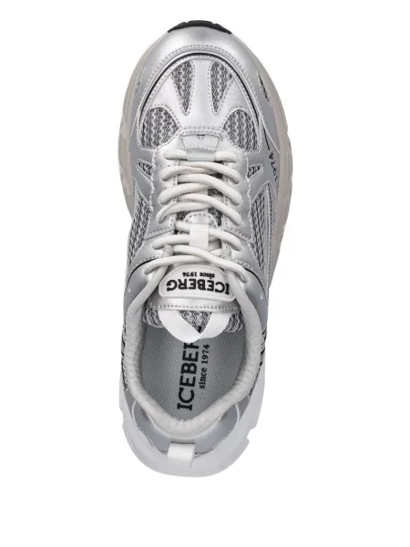 Sneakerși Iceberg plasă argintiu