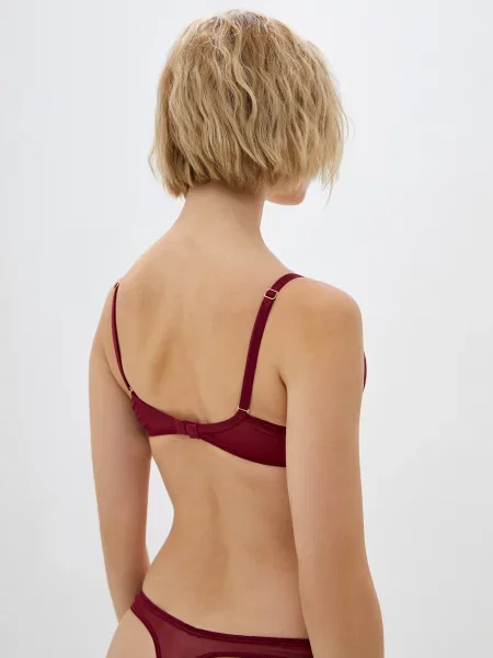Бюстгальтер Gossard бордовый