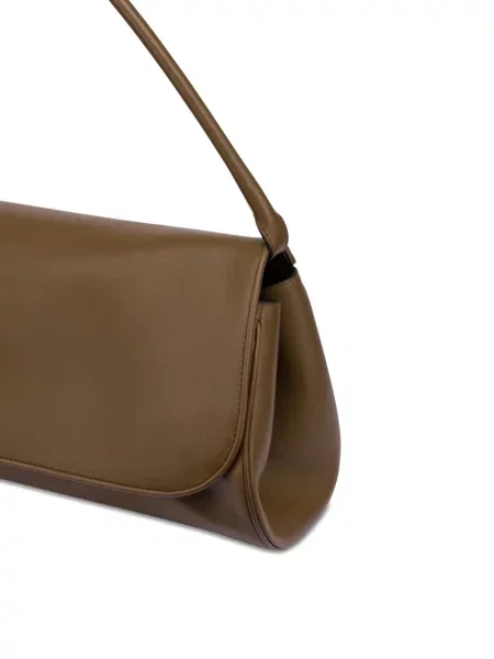 Geanta de piele Alberta Ferretti din piele maro