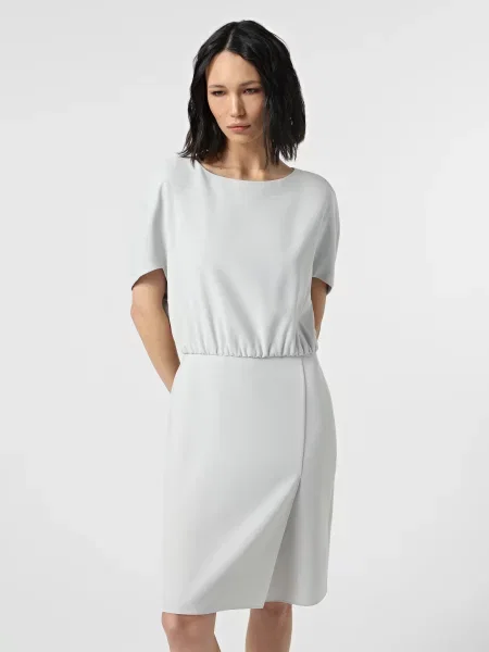 Платье мини Emporio Armani серое