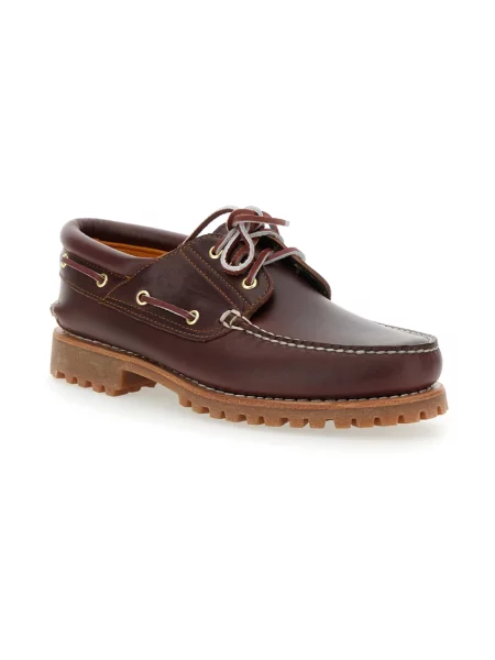 Półbuty Timberland skórzane czerwone