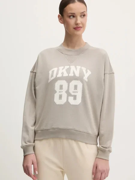 Суитчър Dkny с апликация бежово