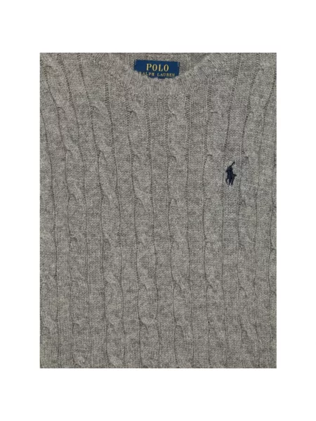 Sweter Polo Ralph Lauren z kaszmiru szary