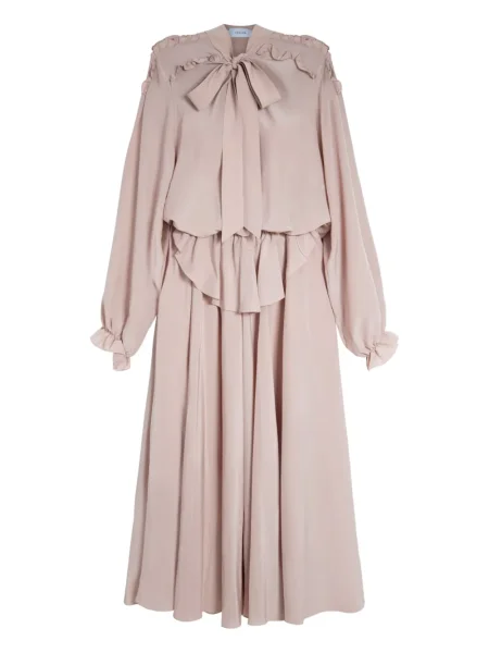 Jedwabna sukienka midi Isolda do kolan garniturowa