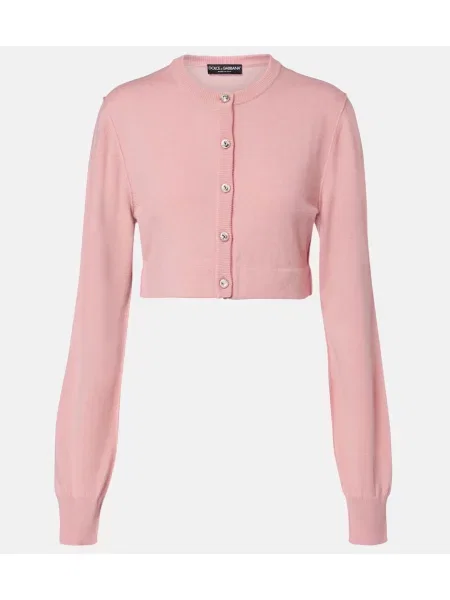 Cardigan Dolce&gabbana din cașmir roz