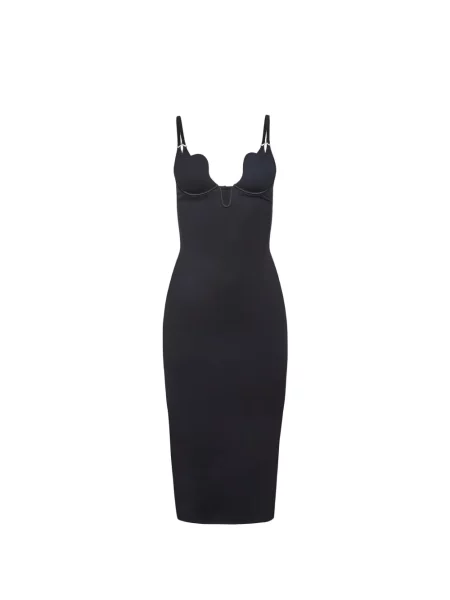 Rochie midi Fleur Du Mal negru