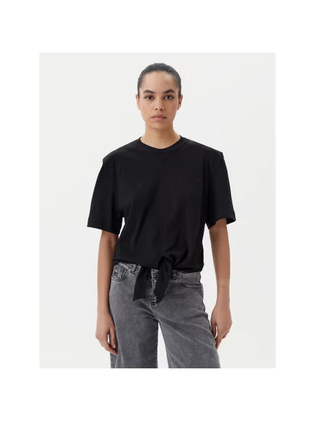 PINKO Футболка Tuca Regular Fit чорний