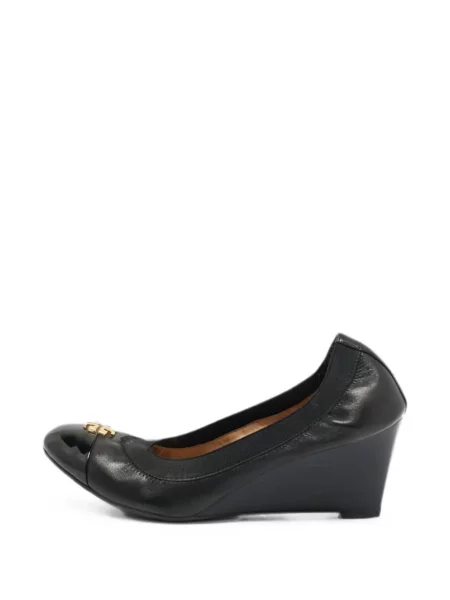 Pantofi cu toc Tory Burch cu pană negru