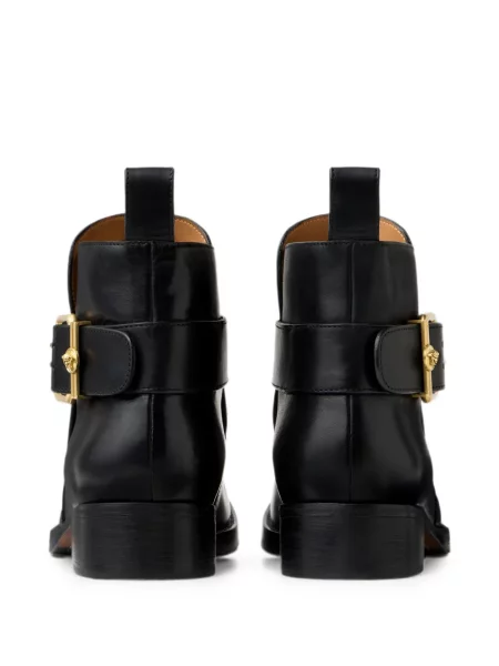 Botine Versace din piele negru