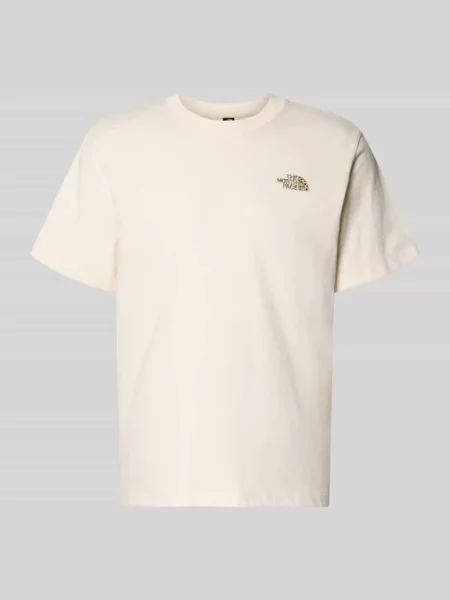 Koszulka The North Face Snack Relaxed white dune beżowa