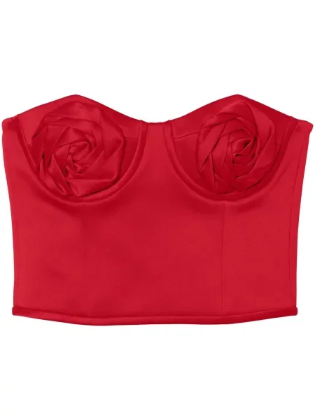 Top Marc Jacobs din satin roșu