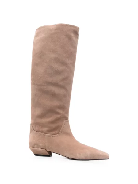 Botine Paris Texas din piele de căprioară