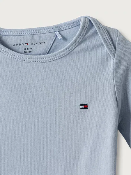 Tommy Hilfiger бебешки гащеризон за бебе от с синьо