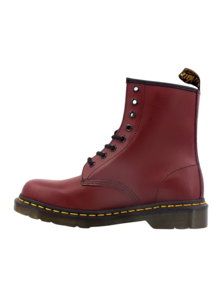 Botki Dr. Martens skórzane czerwone