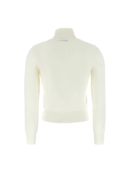 Sweter z golfem Antonino Valenti wełniany biały