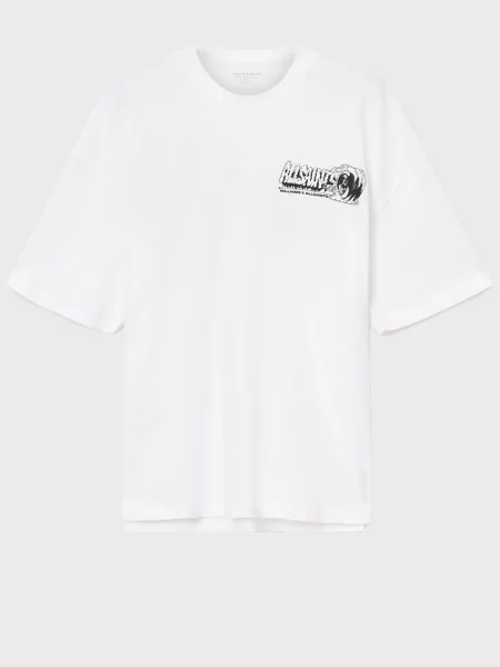 Футболка Allsaints біла