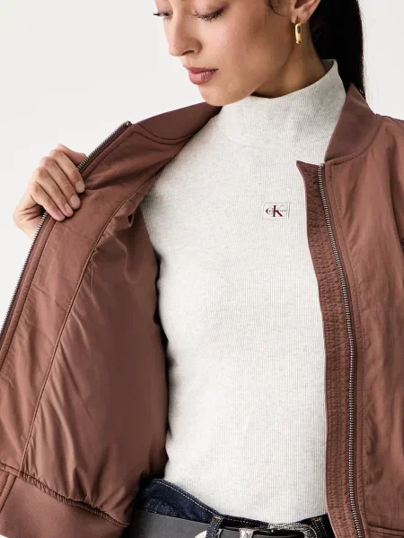 Calvin Klein Jeans дамско яке бомбър розово