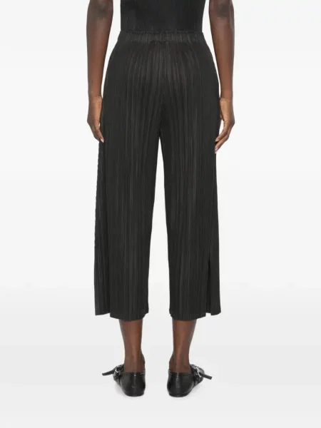 Pantaloni Pleats Please Issey Miyake negru