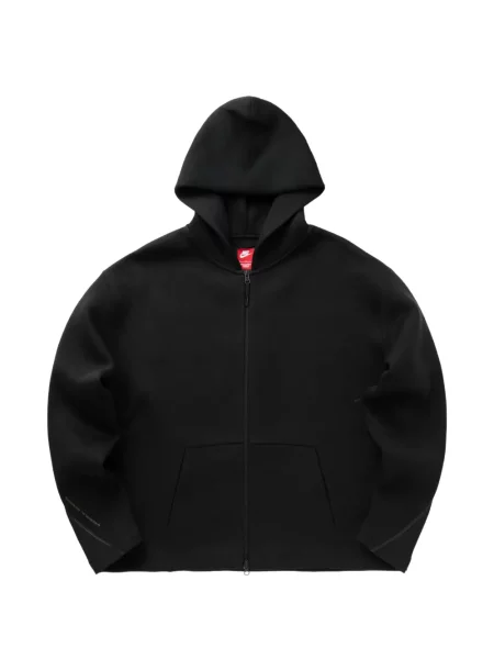 Geacă Nike cu cordon alergare negru