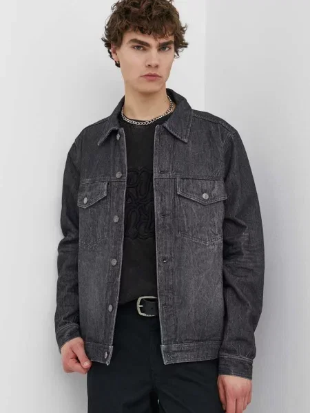 Джинсовая куртка Wood Wood черная