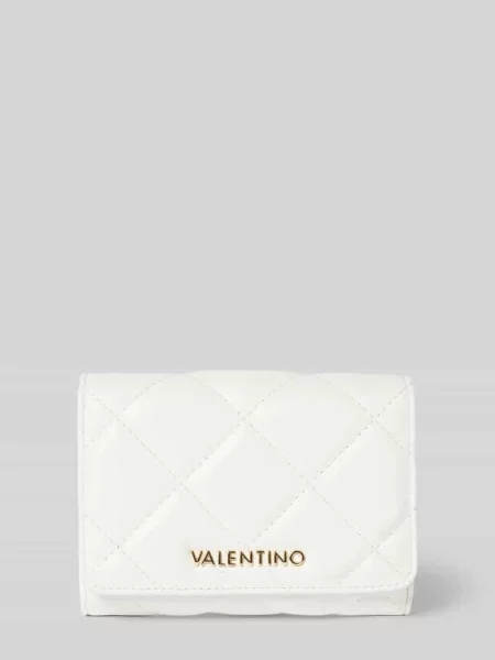 Portfel Valentino Bags skórzany biały