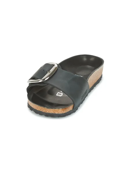 Pantofi Birkenstock din piele cu cataramă negru