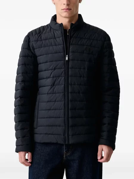 Καπιτονέ μπουφάν Trussardi με αυτόγραφο μπλε
