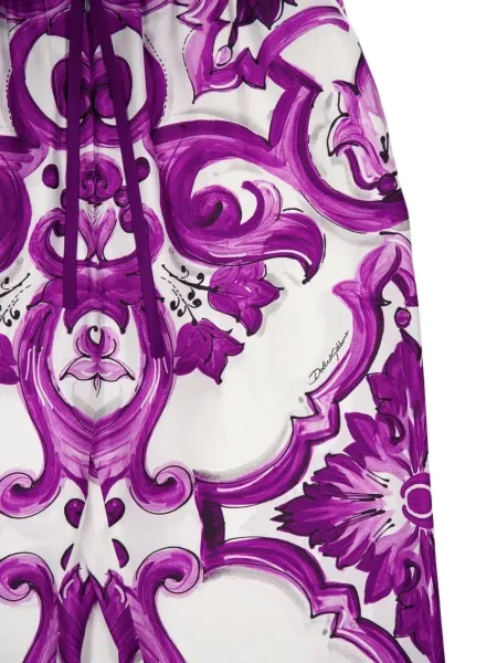 Pantaloni Dolce & Gabbana cu imagine violet